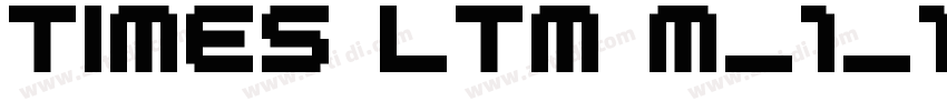 times LTM M_1_1000字体转换